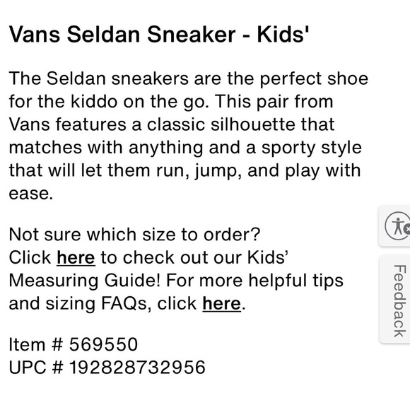 Vans- Seldan Sneaker- All White-Low-Top- Big Kids (4Y) (Woman’s size 5.)-NEW! - Picture 11 of 13